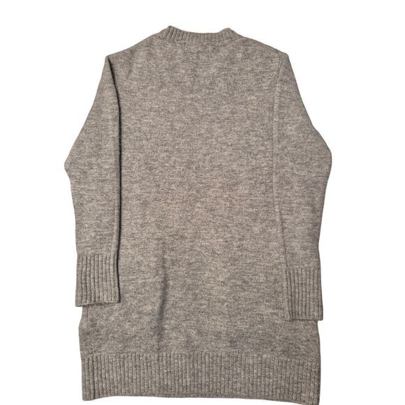 Magaschoni Sz.S, Poly blend Grey Sweater Dress/Tunic  Faux fur pockets - Picture 6 of 7